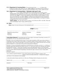 Form WPF CR84.0400 DOSA Felony Judgment and Sentence &quot; Drug Offender Sentencing Alternative - Washington, Page 9
