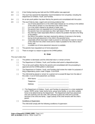 Form WPF JU05.0400 Order of Disposition (Chins) (Ord) - Washington, Page 2