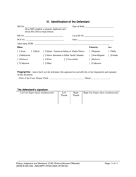 Form WPF CR84.0400 P Felony Judgment and Sentence - Prison - Washington, Page 11