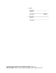 Form WPF JU14.0200 Notice and Summons (Ntsm) - Washington, Page 3