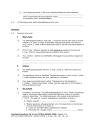 Form WPF JU03.0500 Order After Hearing: First Dependency Review/Dependency Review/Permanency Planning - Washington, Page 5