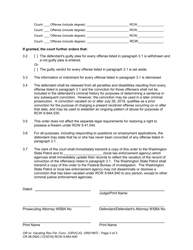 Form CR08.0920 Order on Motion Re: Vacating Record of Felony Conviction - Washington, Page 3