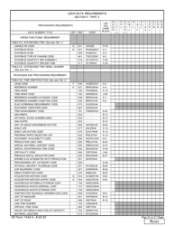 DD Form 1949-3 Section II Part 2 - Lsar Data Requirements (Pages 23 - 27 of 27)