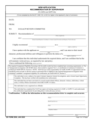 DD Form 2950 Department of Defense Sexual Assault Advocate Certification Program (D-Saacp) Application Packet for New Applicants, Page 12
