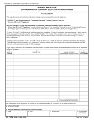 DD Form 2950-1 &quot;Department of Defense Sexual Assault Advocate Certification Program (D-Saacp) Application Packet for Renewal Applicants&quot;, Page 14