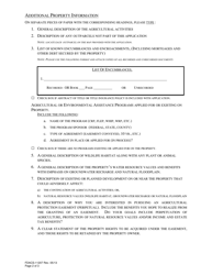 Form FDACS-11207 Rural and Family Lands Protection Program Application - Florida, Page 2