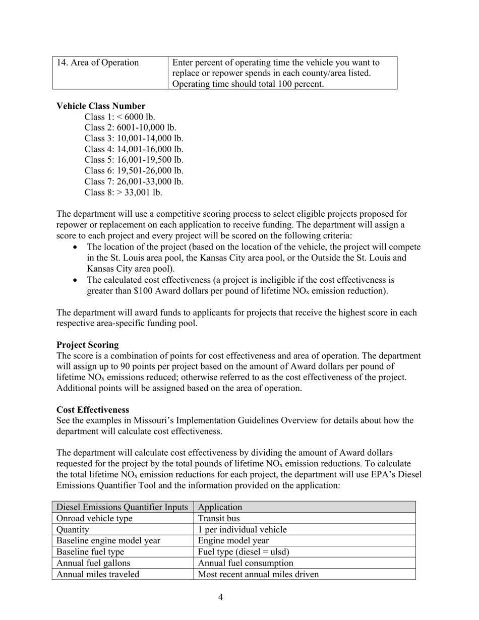 Form MO780-2842 Volkswagen Trust Transit and Shuttle Bus Program Application - Missouri, Page 6