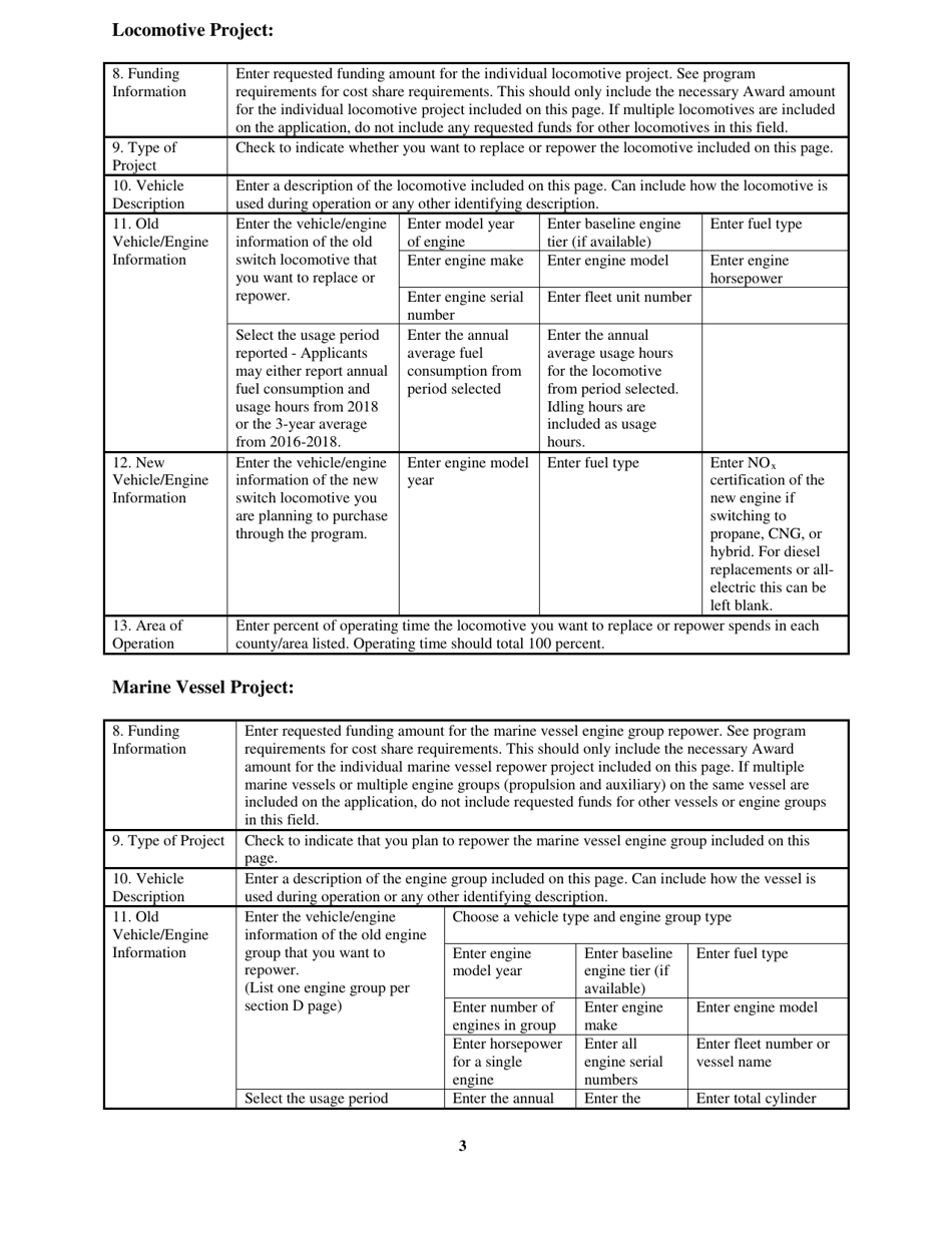 Form MO780-2884 Volkswagen Trust Locomotive and Marine Program Application - Missouri, Page 6