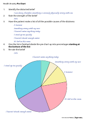 Pie Chart Worksheet With Examples: Responsibility and Health Anxiety, Page 3