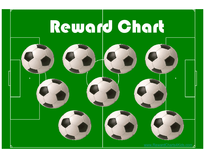 Football Reward Chart - Printable Template