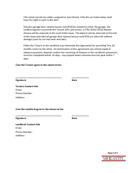 Parking Spot Rental Agreement Template - Savel and the City, Page 2
