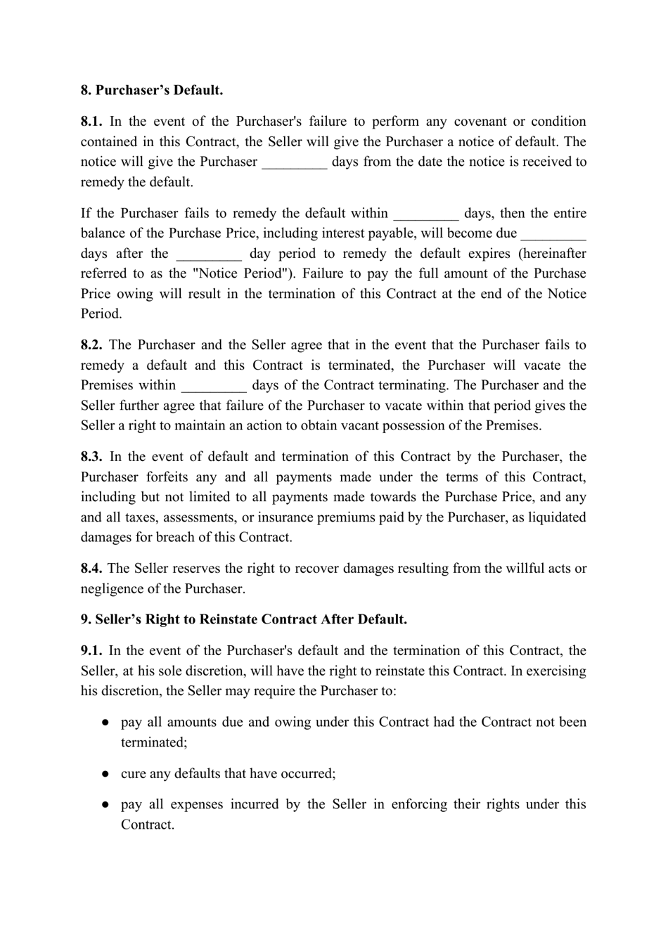 Contract for Deed (Land Contract) - Virginia, Page 3