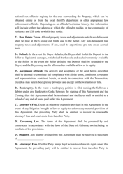 &quot;Real Estate Purchase Agreement Template&quot; - Colorado, Page 8