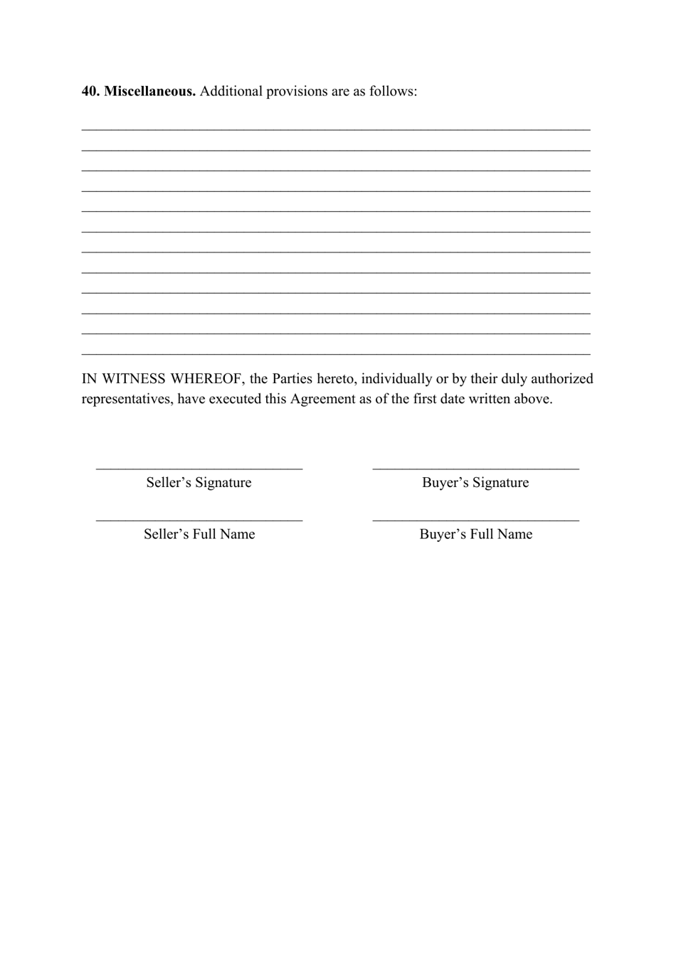 Ohio Real Estate Purchase Agreement Template Fill Out Sign Online