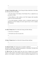 Real Estate Purchase Agreement Template - West Virginia, Page 6