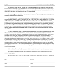 Form 30.1.1 Contract for Deed by Individual(S) - Minnesota, Page 5