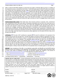 Louisiana Residential Agreement to Buy or Sell - Louisiana, Page 3