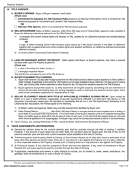 Oklahoma Uniform Contract of Sale of Real Estate - Residential Sale - Oklahoma, Page 4