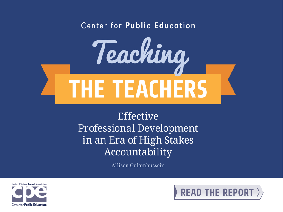 Effective Professional Development in an Era of High Stakes Accountability - Center for Public Education Document Preview