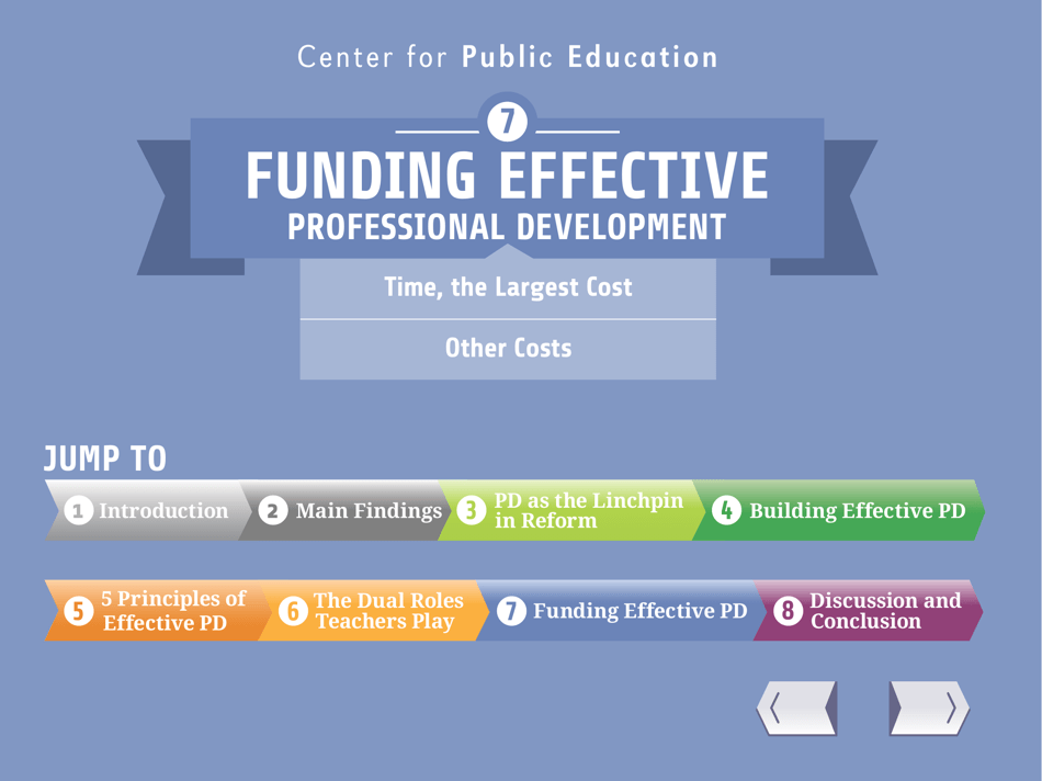 Teaching the Teachers: Effective Professional Development in an Era of High Stakes Accountability - Center for Public Education, Page 30
