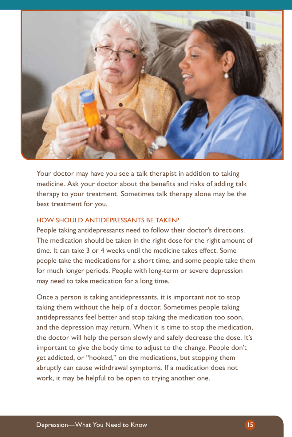 Depression: What You Need to Know - National Institute of Mental Health, Page 17