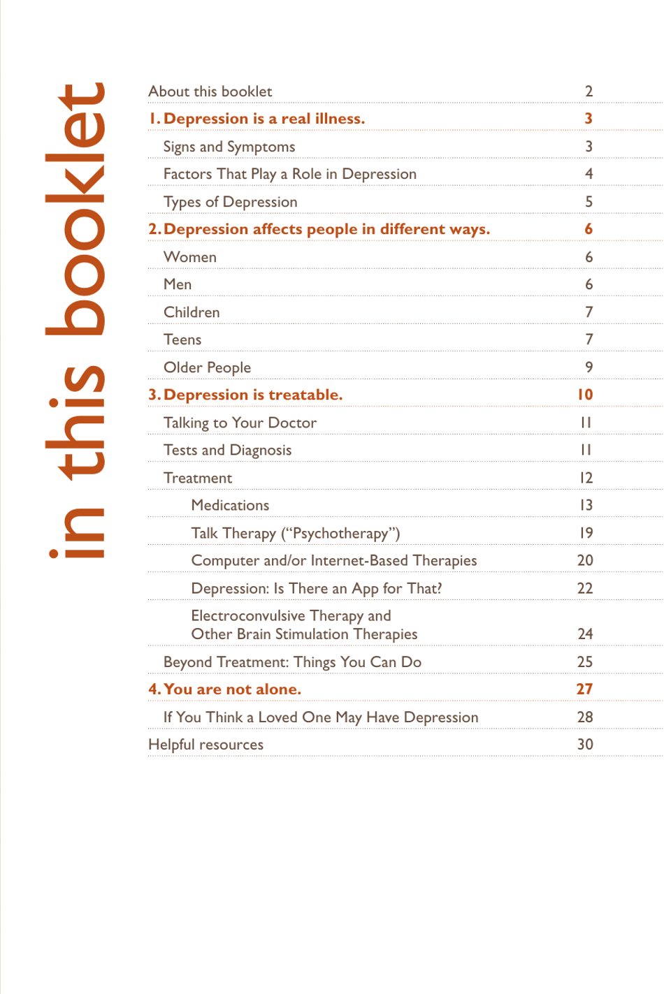 Depression: What You Need to Know - National Institute of Mental Health, Page 3
