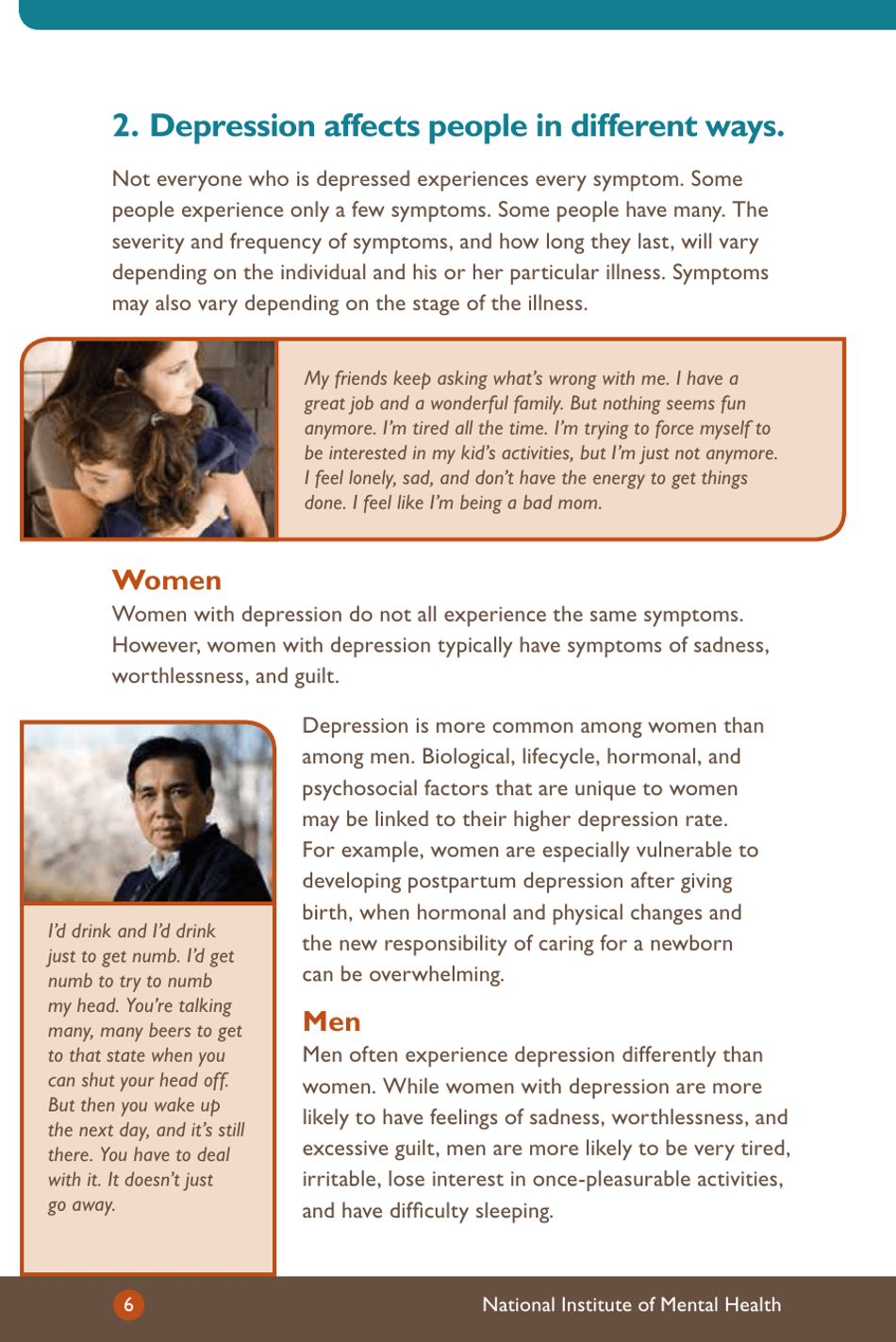 Depression: What You Need to Know - National Institute of Mental Health, Page 8
