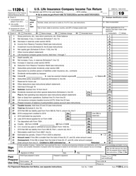 IRS Form 1120-L U.S. Life Insurance Company Income Tax Return