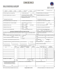 Form CMS-1500 Health Insurance Claim Form