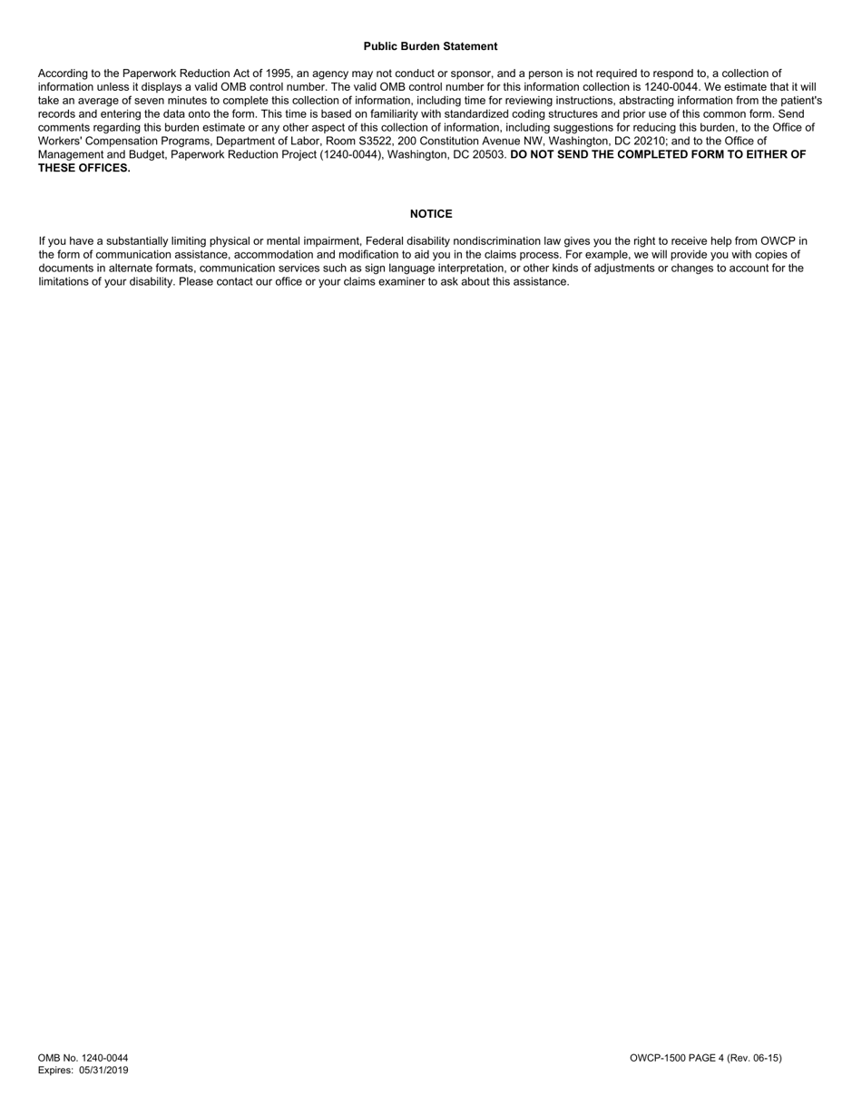 Form CMS-1500 Health Insurance Claim Form, Page 4