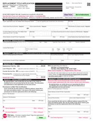 Form MV2119 Replacement Title Application - Wisconsin, Page 2