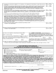 Form DS-230 Application for Immigrant Visa and Alien Registration, Page 4