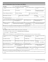 USCIS Form I-589 Application for Asylum and for Withholding of Removal, Page 2