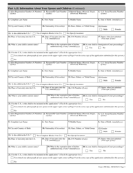 USCIS Form I-589 Application for Asylum and for Withholding of Removal, Page 3