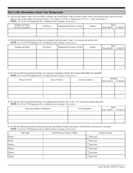 USCIS Form I-589 Application for Asylum and for Withholding of Removal, Page 4