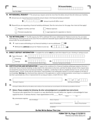 Form TSP-76 Financial Hardship In-Service Withdrawal Request, Page 4