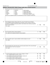 Form FTB3500 Exemption Application - California, Page 11