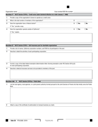 Form FTB3500 Exemption Application - California, Page 20