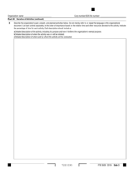 Form FTB3500 Exemption Application - California, Page 3