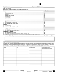 Form FTB3500 Exemption Application - California, Page 5