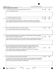 Form FTB3500 Exemption Application - California, Page 8
