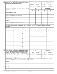 Form SSA-8000-BK Application for Supplemental Security Income (Ssi), Page 13