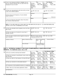 Form SSA-8000-BK Application for Supplemental Security Income (Ssi), Page 19
