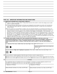 Form SSA-8000-BK Application for Supplemental Security Income (Ssi), Page 21