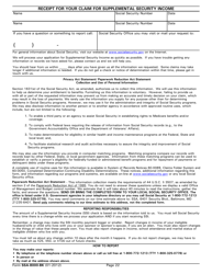 Form SSA-8000-BK Application for Supplemental Security Income (Ssi), Page 22