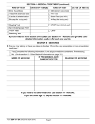 Form SSA-454-BK Continuing Disability Review Report, Page 11