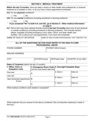 Form SSA-454-BK Continuing Disability Review Report, Page 5