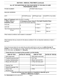 Form SSA-454-BK Continuing Disability Review Report, Page 9