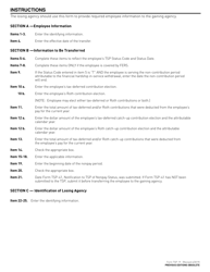 Form TSP-19 Transfer of Information Between Agencies, Page 2