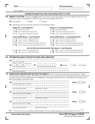 Form TSP-70 Request for Full Withdrawal, Page 13